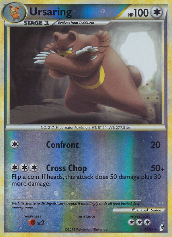 Call of Legends Ursaring #37/95 reverse holo